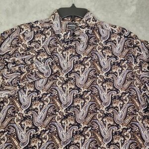 Joseph Abboud JOE Shirt Men's Medium‎ Paisley Long Sleeve Cotton Modern Fit